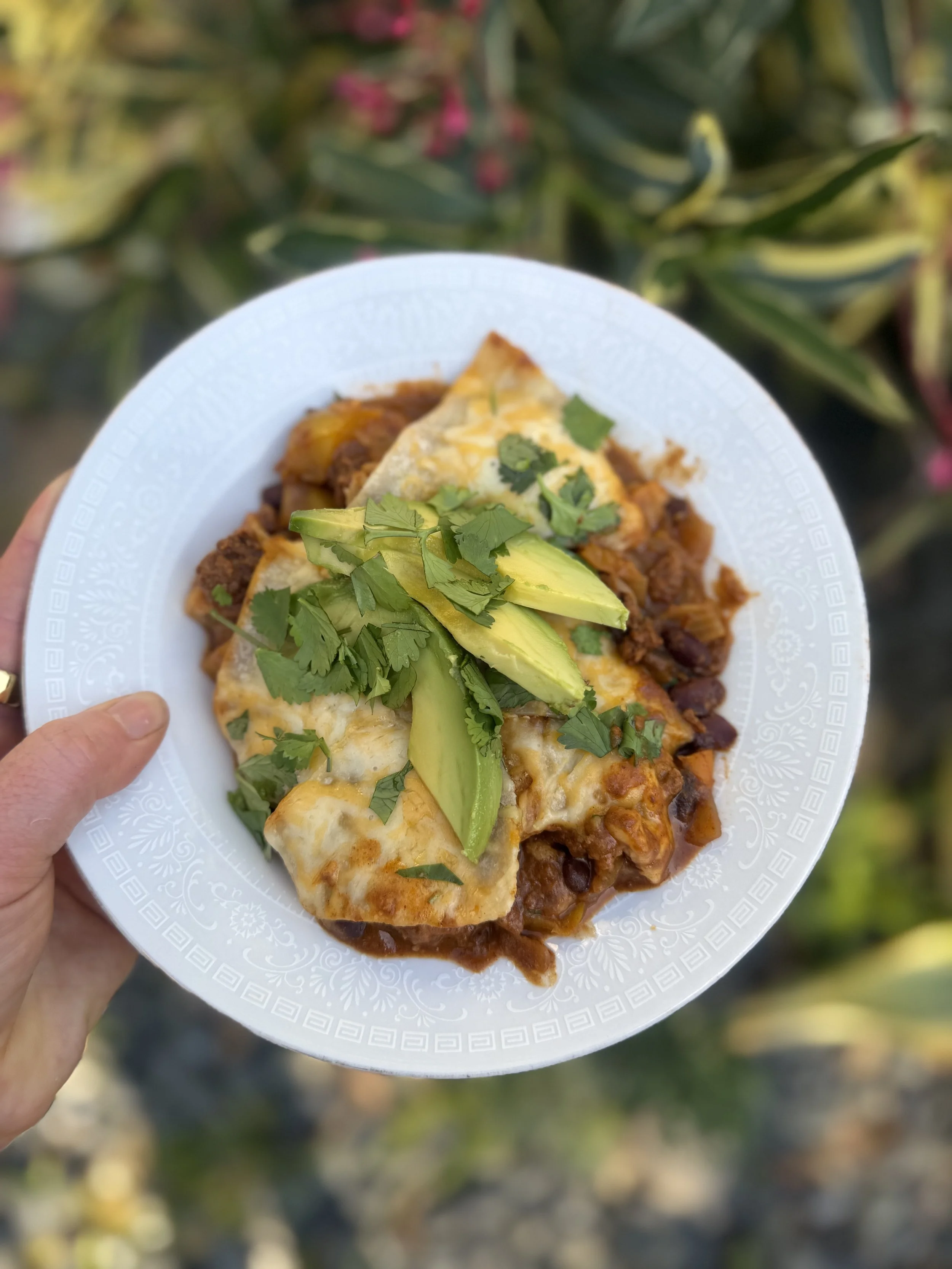 Slow Cooker Enchilada Casserole — Wildflower Medicine