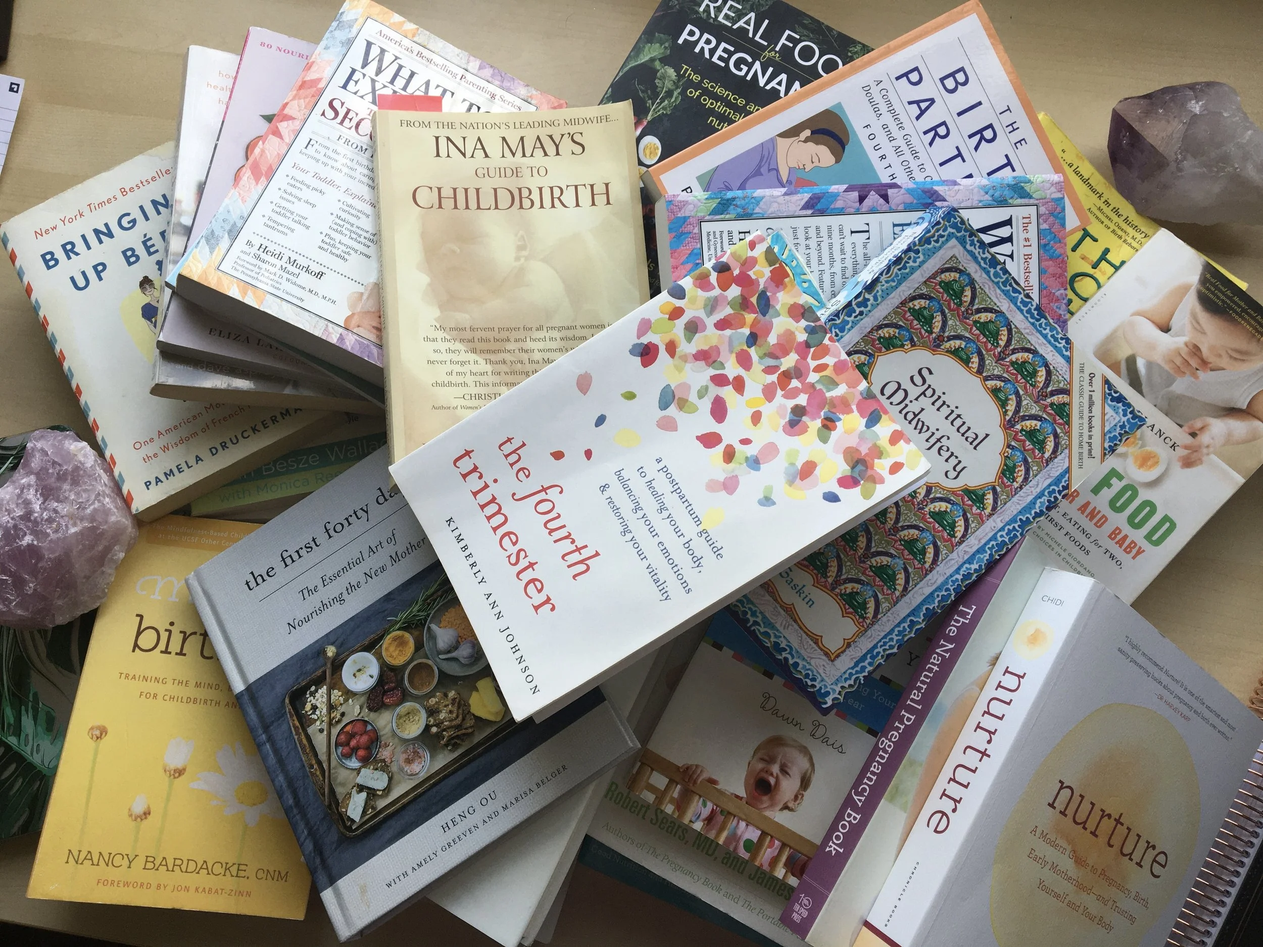 My fav postpartum and baby books — Wildflower Medicine